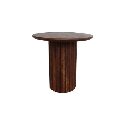 Bullnose Side Table Braun 50 cm - Yucca Deko