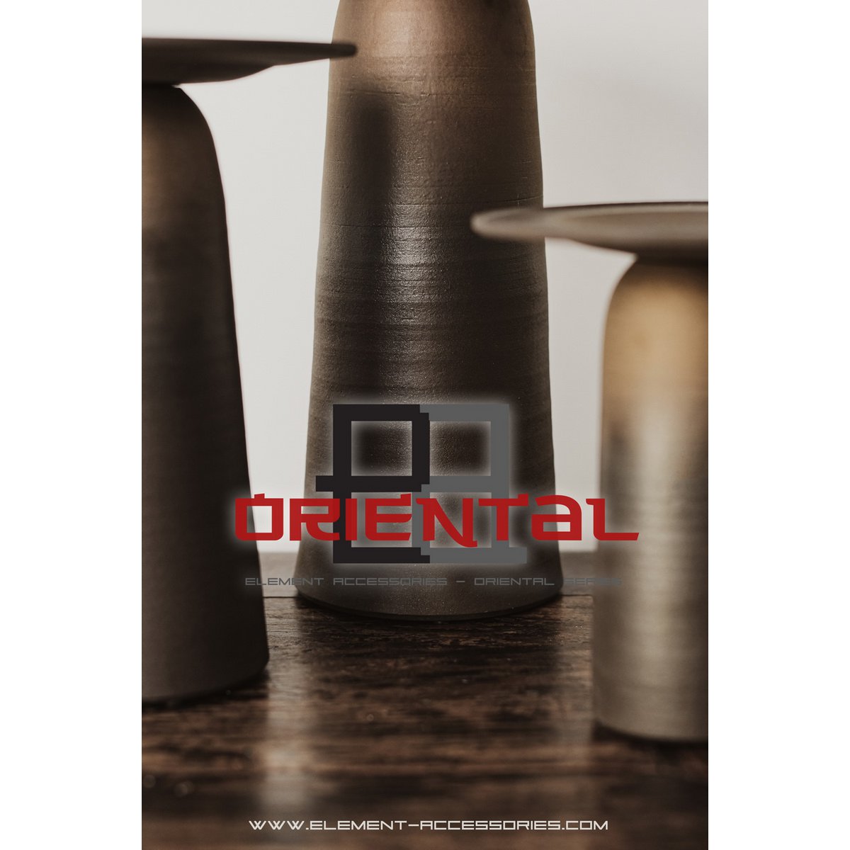 innovative, NewModern hohe Keramikvase East+West ULF35 - Yucca Deko