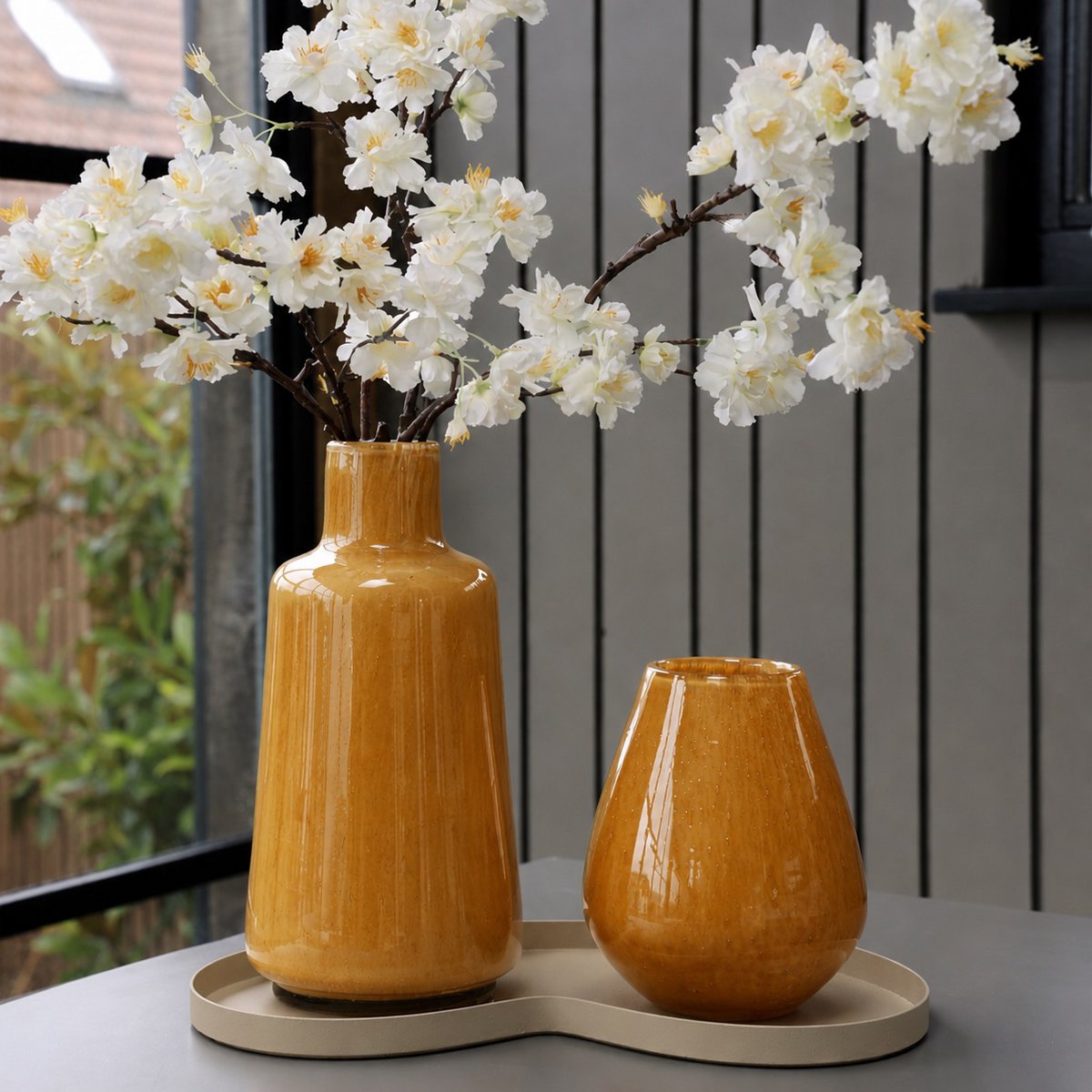 Tablett - Villeta beige - Yucca Deko