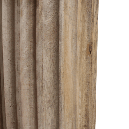 Bullnose Side Table Natural 50 cm - Yucca Deko