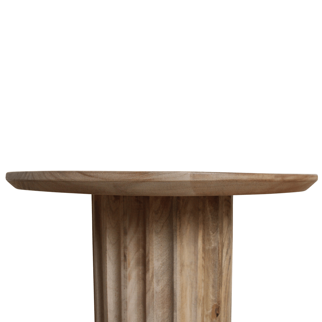 Bullnose Side Table Natural 50 cm - Yucca Deko