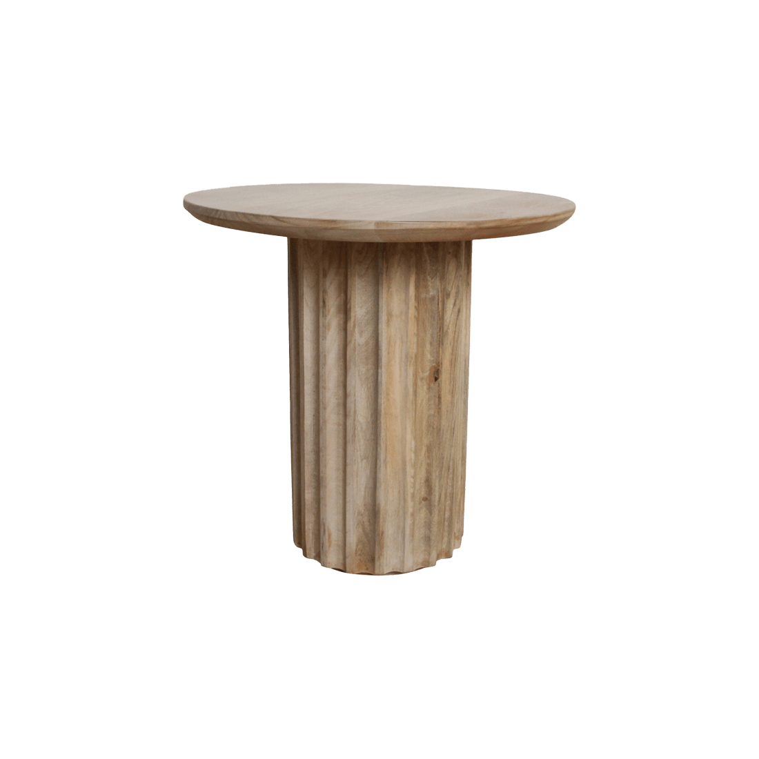 Bullnose Side Table Natural 50 cm - Yucca Deko