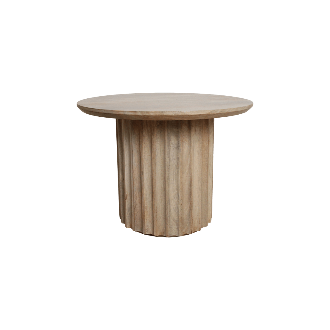 Bullnose Side Table Natural 55 cm - Yucca Deko