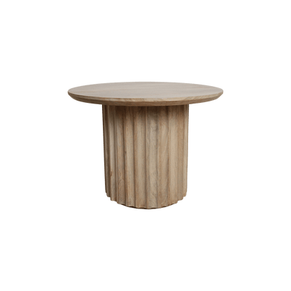 Bullnose Side Table Natural 55 cm - Yucca Deko