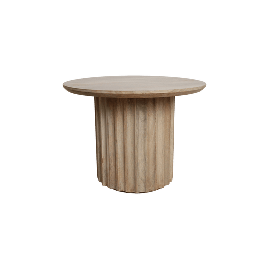 Bullnose Side Table Natural 55 cm - Yucca Deko
