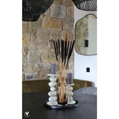 Dienblad - Bariri Schwarz - Yucca Deko