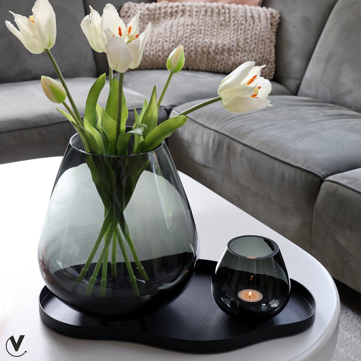 Dienblad - Bauru black - Yucca Deko
