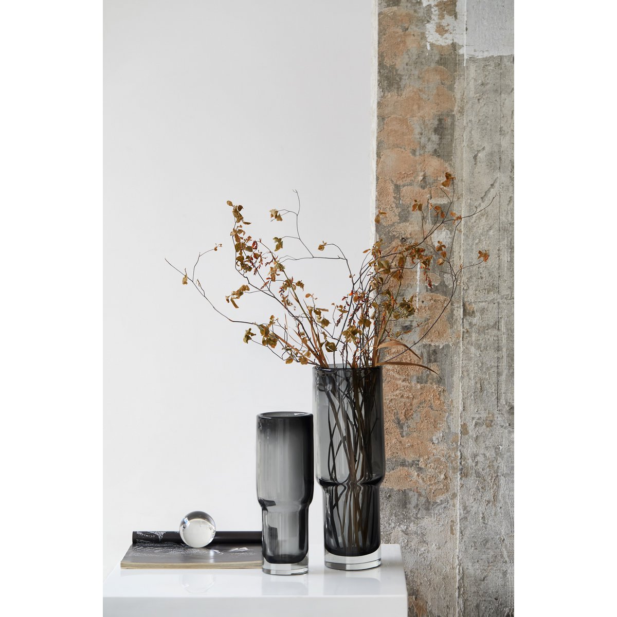 extra lange Vase im modernen klassischen Stil, UDINE 42GR - Yucca Deko