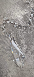Glasanhänger Sonnenfänger 42 cm lang transparenter Tropfen - Yucca Deko