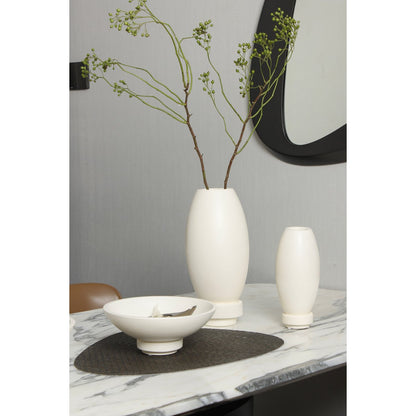 Große Schüssel im modernen Design, aus Mikrozement, schwarz, RUD12WH - Yucca Deko