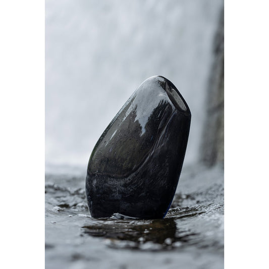 Hohe moderne Vase mit sehr innovativem, schlichtem Design, KOOKY30GR - Yucca Deko