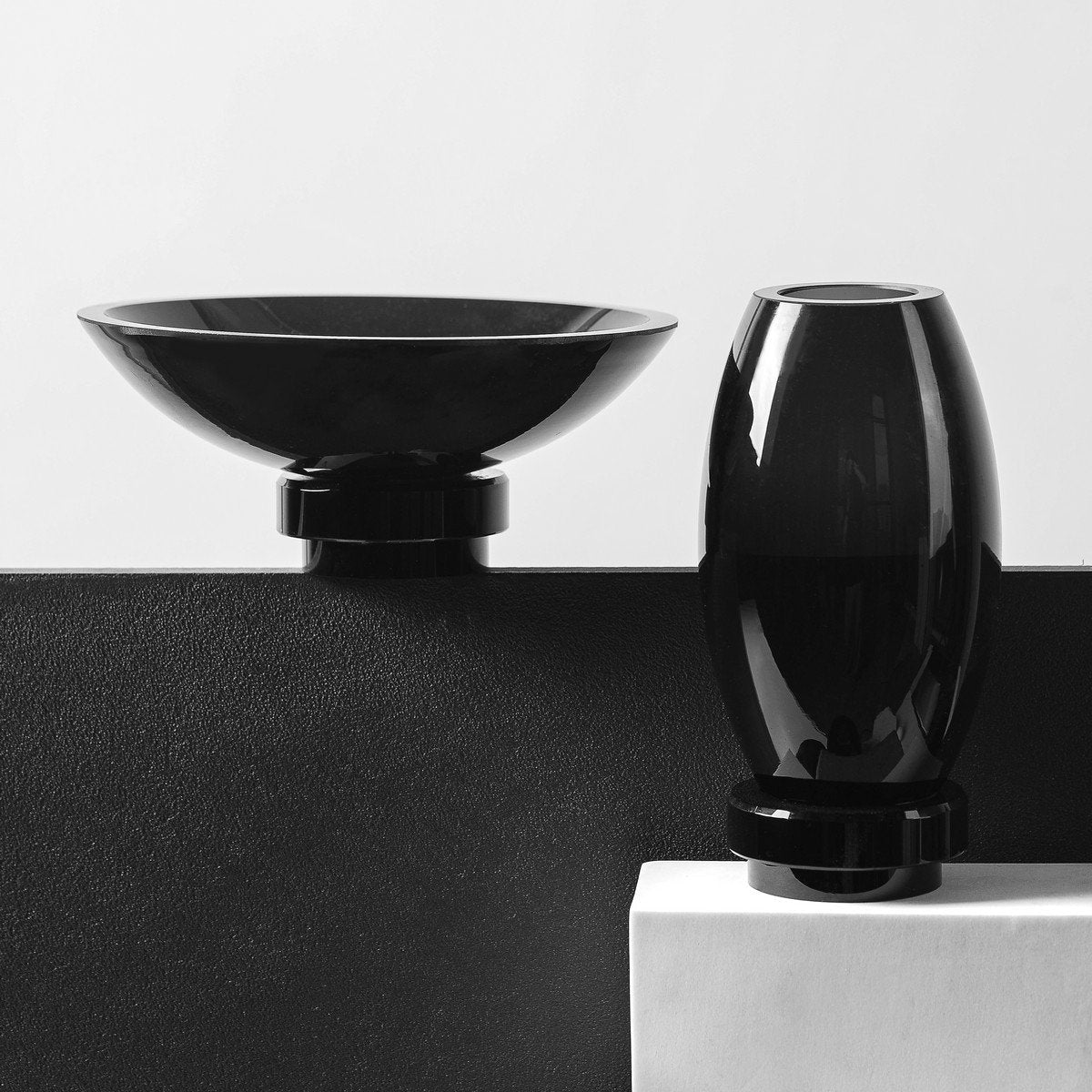 innovative Designschale, hochwertiges Glas, RUD10ZW - Yucca Deko