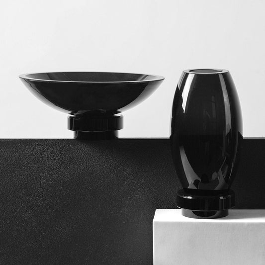 innovative Designschale, hochwertiges Glas, RUD10ZW - Yucca Deko