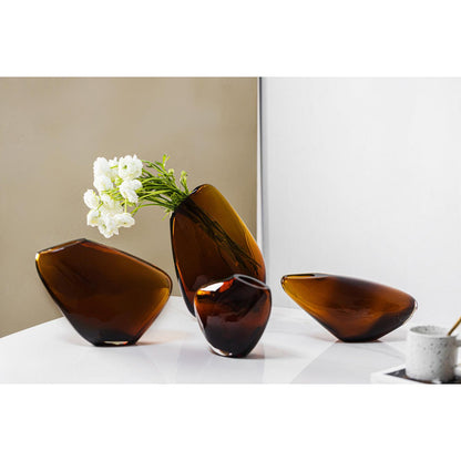 Innovative Designvase, kieselartige organische Form, KOOKY21AM - Yucca Deko