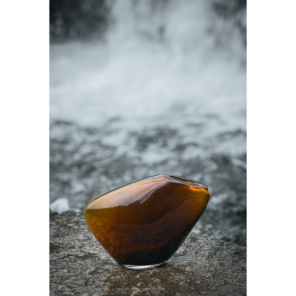Innovative Designvase, kieselartige organische Form, KOOKY21AM - Yucca Deko