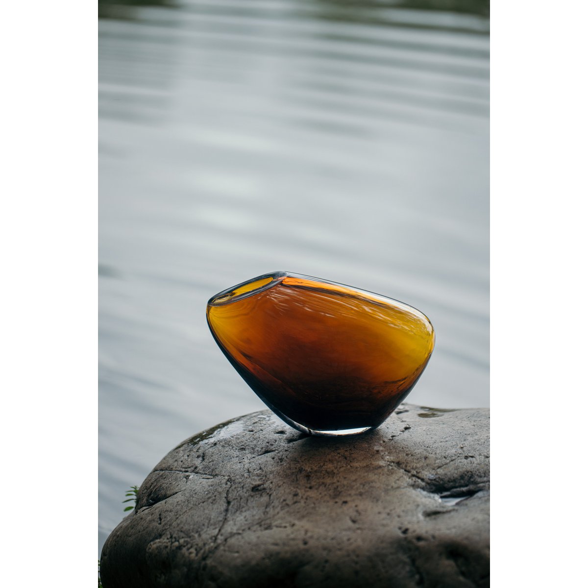 Innovative Designvase, kieselartige organische Form, KOOKY21AM - Yucca Deko
