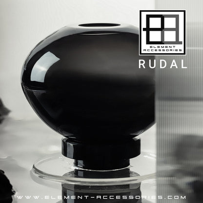 Innovative moderne Vase, Top-Design, Rückseite High-End-Glas. RUD22ZW - Yucca Deko