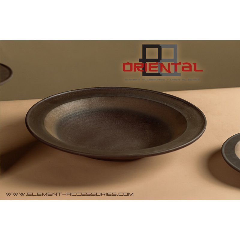 innovative, neue moderne flache Keramikschale East+West ULF04 - Yucca Deko