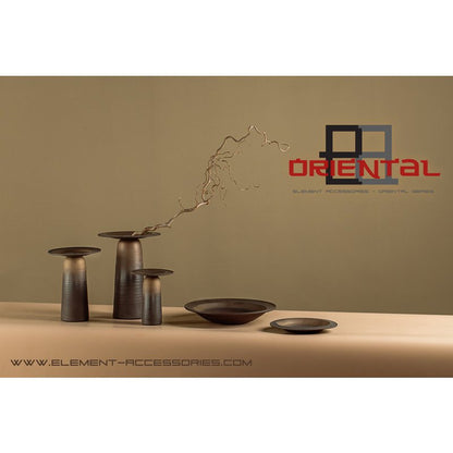 innovative, neue moderne flache Keramikschale East+West ULF04 - Yucca Deko