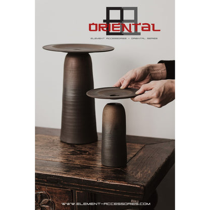 innovative, NewModern hohe Keramikvase East+West ULF35 - Yucca Deko