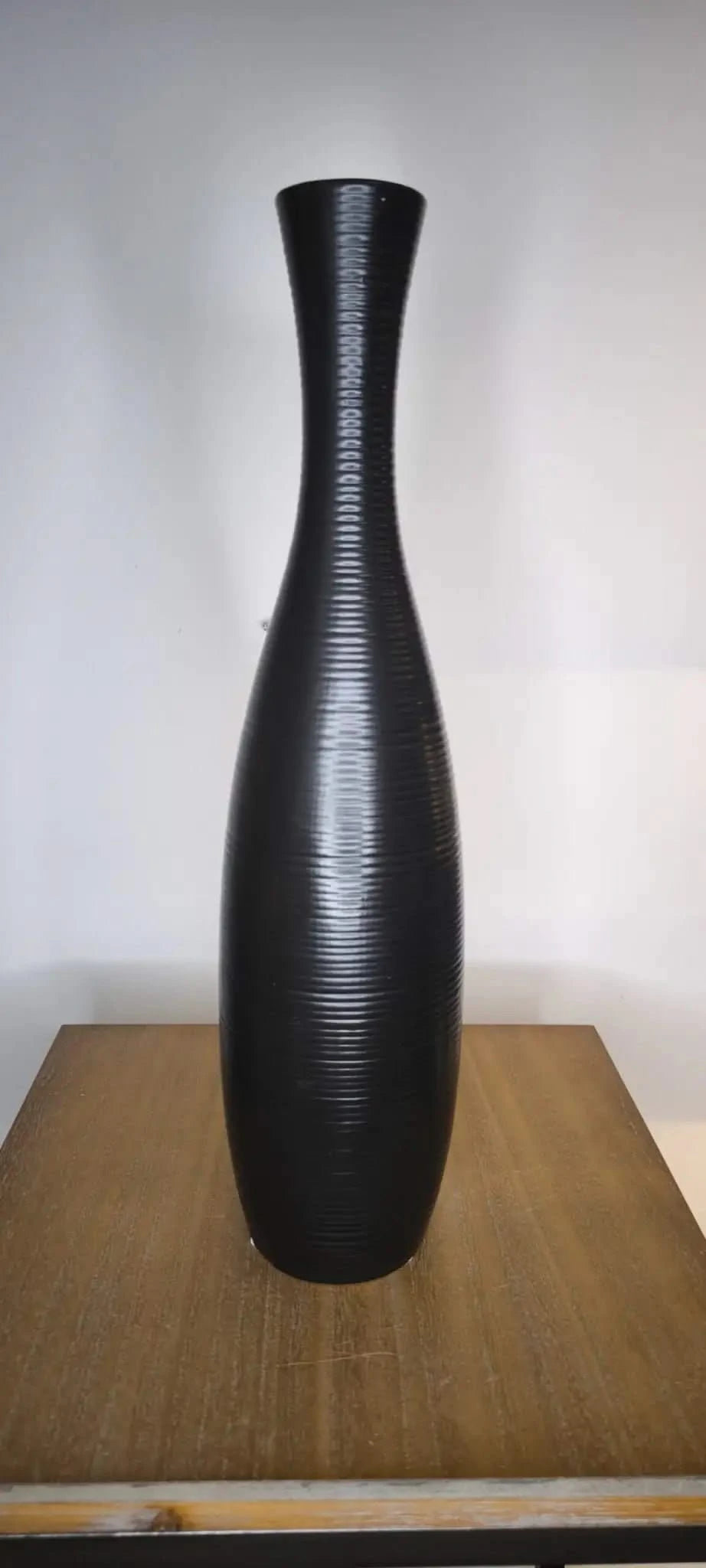Keramikvase Glas Art klein 49cm hoch braun - Yucca Deko