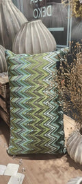 Kissen Colmore By Diga 50x30 mit Füllung Grün - Yucca Deko