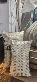 Kissen Hoii 30x50 mit Füllung Gold/Braun/Sand - Yucca Deko