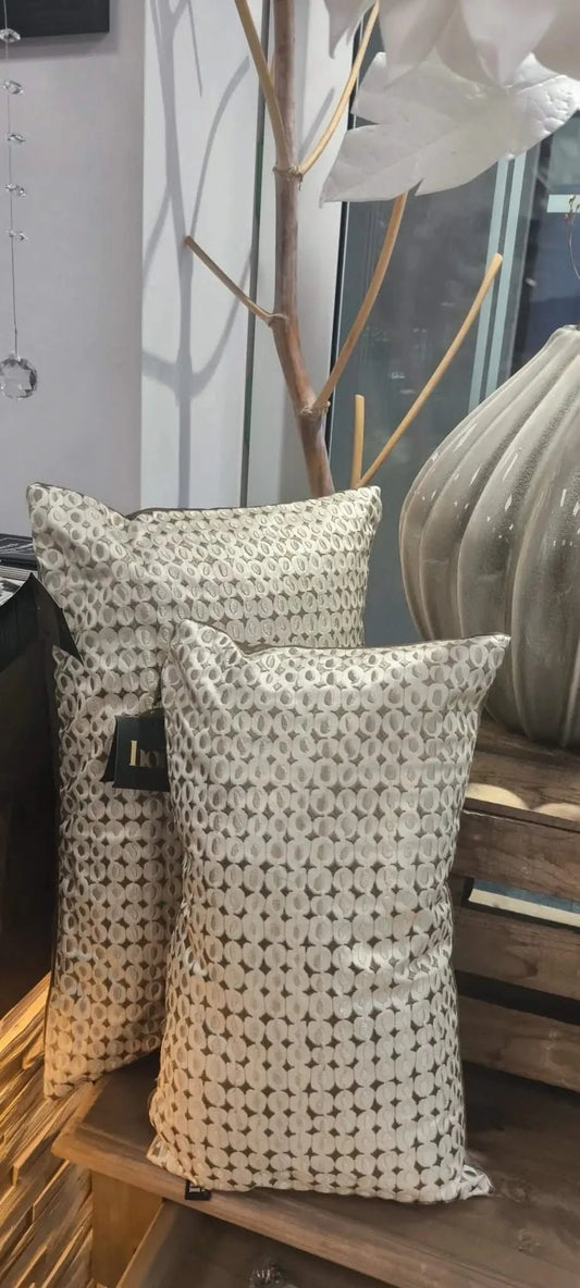 Kissen Hoii 30x50 mit Füllung Gold/Braun/Sand - Yucca Deko