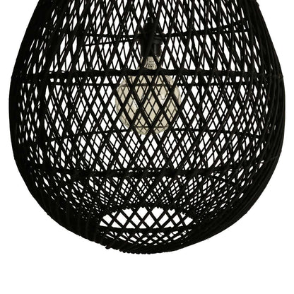 Labyrinth Hanging Lamp fallen schwarz - Yucca Deko