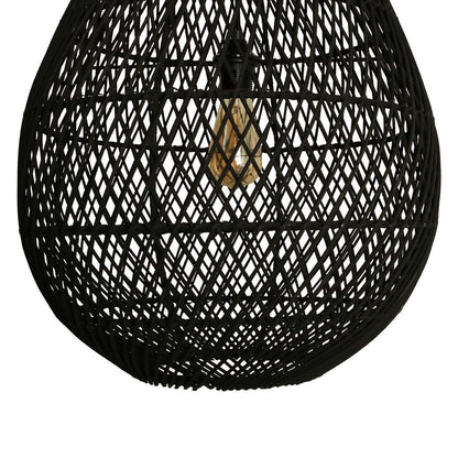 Labyrinth Hanging Lamp fallen schwarz - Yucca Deko