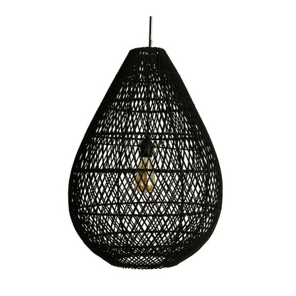 Labyrinth Hanging Lamp fallen schwarz - Yucca Deko