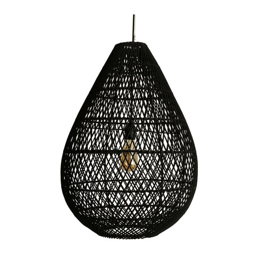 Labyrinth Hanging Lamp fallen schwarz - Yucca Deko