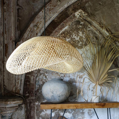 Labyrinth Hanging Lampe Bio Natural - Yucca Deko