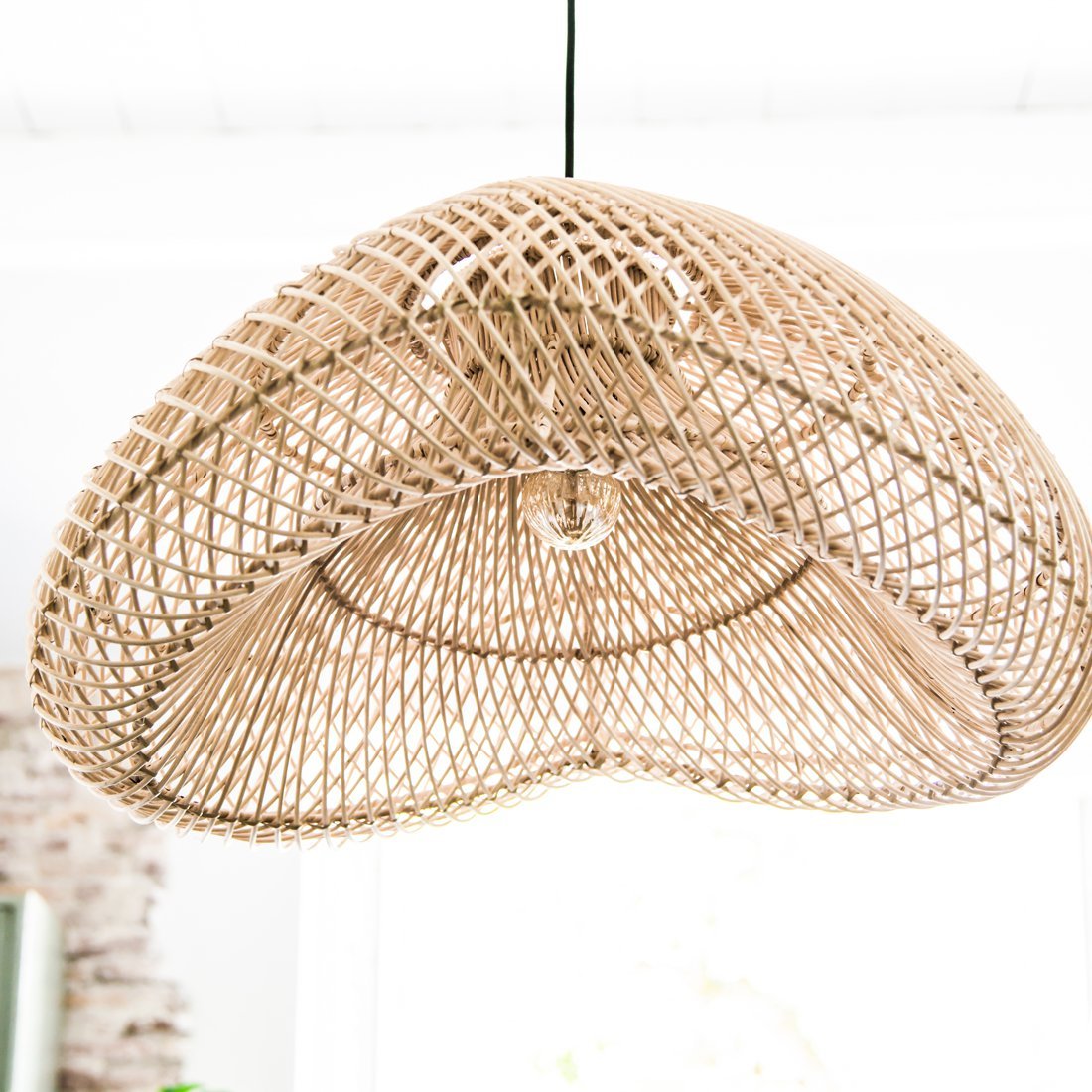 Labyrinth Hanging Lampe Bio Natural - Yucca Deko