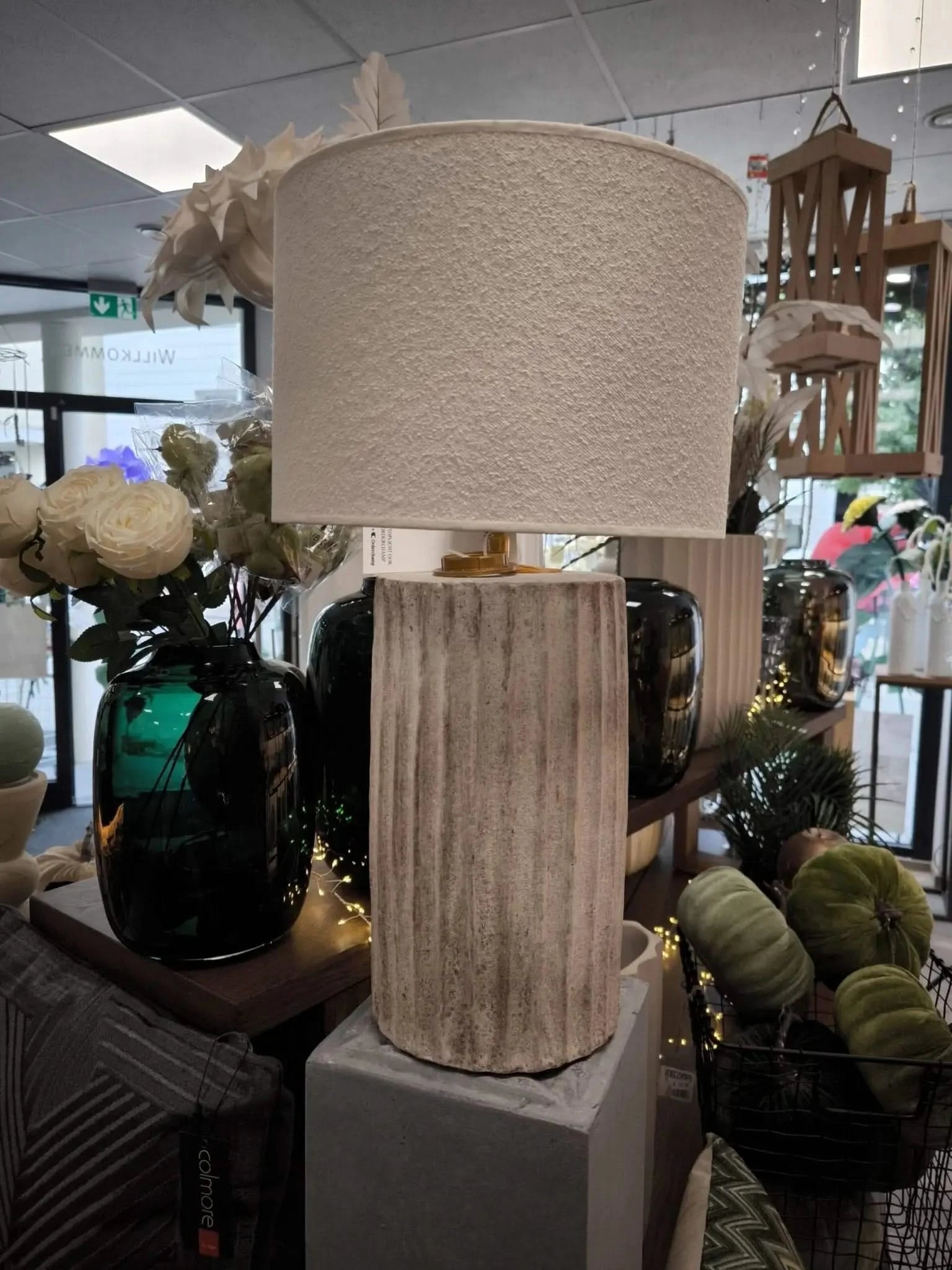 Lampe mit Schirm TopLicht - Yucca Deko