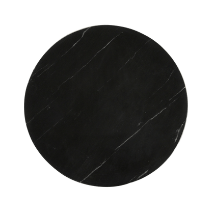 Langkawi Beistelltisch Marmor schwarz - 40x40x50 cm - Yucca Deko