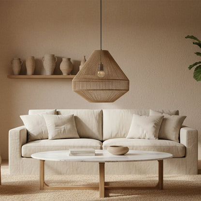 Linea Hanging Lamp Diamond Natural - Yucca Deko