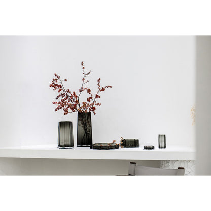 Modern-Classic Luxury Vase, stilvolles Design, LENOX 30 Grey - Yucca Deko