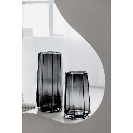 Modern-Classic Luxury Vase, stilvolles Design, LENOX 30 Grey - Yucca Deko