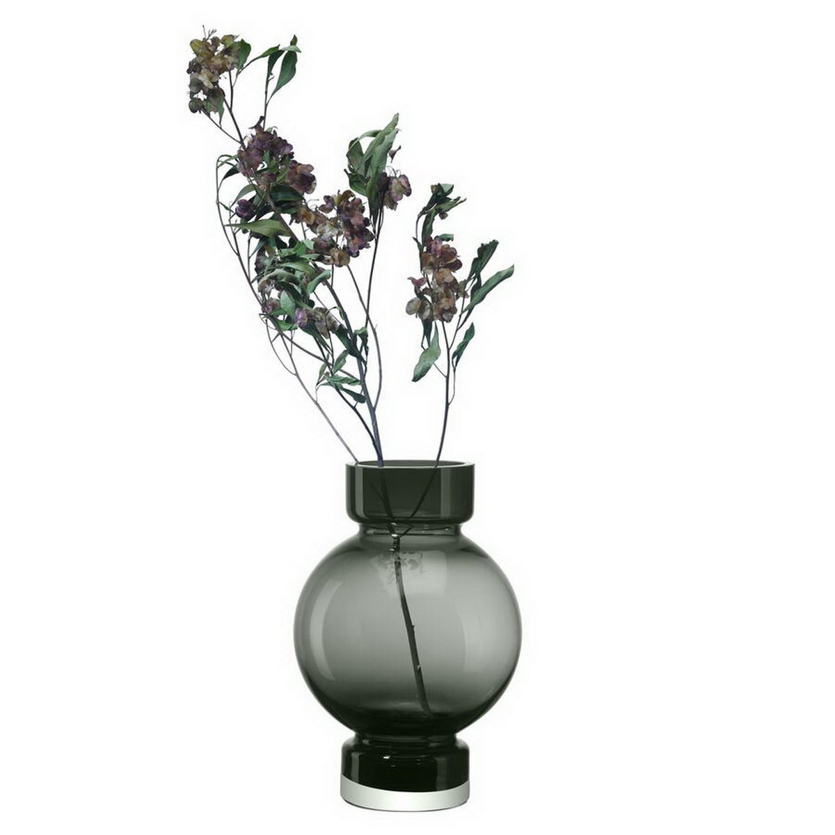 moderne kugelförmige Luxusvase ORURO – 9 mm dickes Glas - Yucca Deko