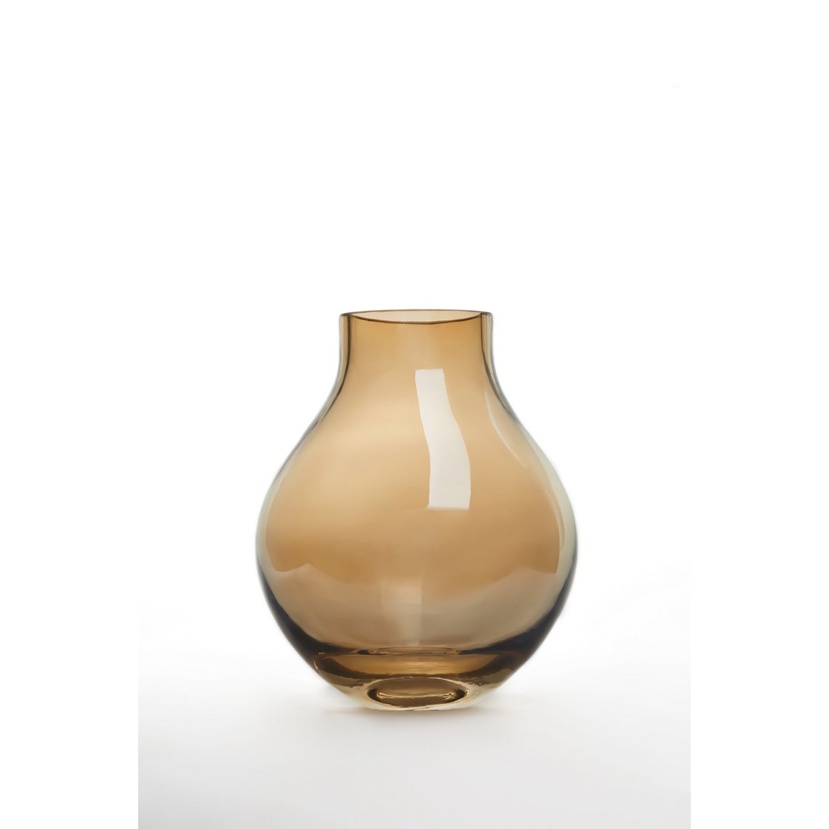 moderne Luxus-Glasvase, galvanisiert, Glühbirnendesign, Serie: ENVIE 18GO - Yucca Deko