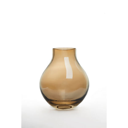 moderne Luxus-Glasvase, galvanisiert, Glühbirnendesign, Serie: ENVIE 18GO - Yucca Deko
