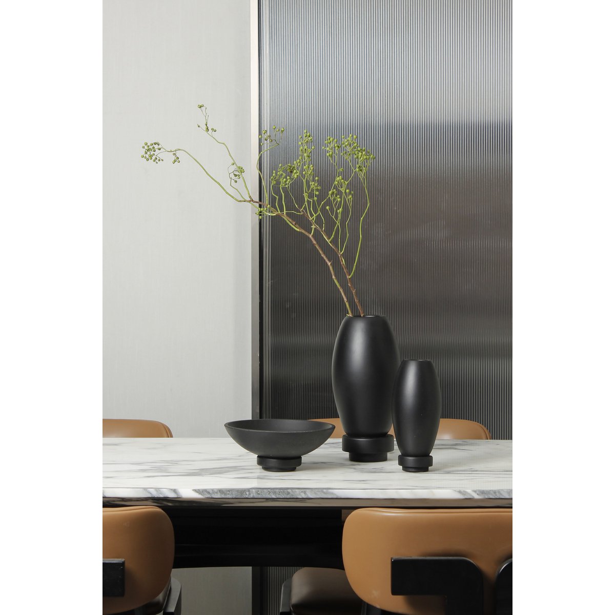 Moderne Nano-Zementvase, innovatives Design. RUD30BK - Yucca Deko
