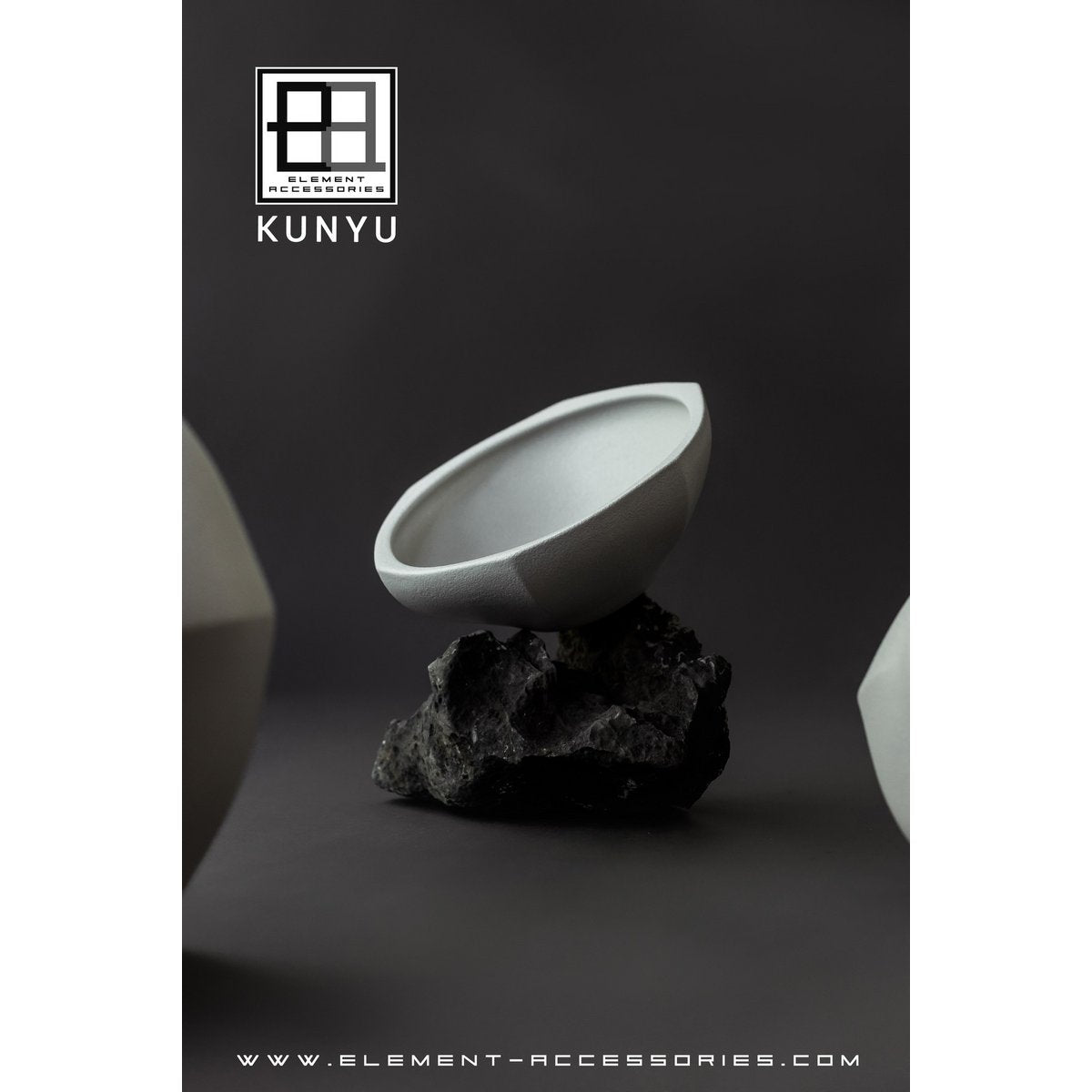 Moderne Schüssel im asiatischen Stil, hochwertiges Design und Finish, KUNYU22WH - Yucca Deko