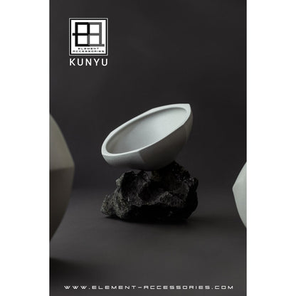 Moderne Schüssel im asiatischen Stil, hochwertiges Design und Finish, KUNYU22WH - Yucca Deko