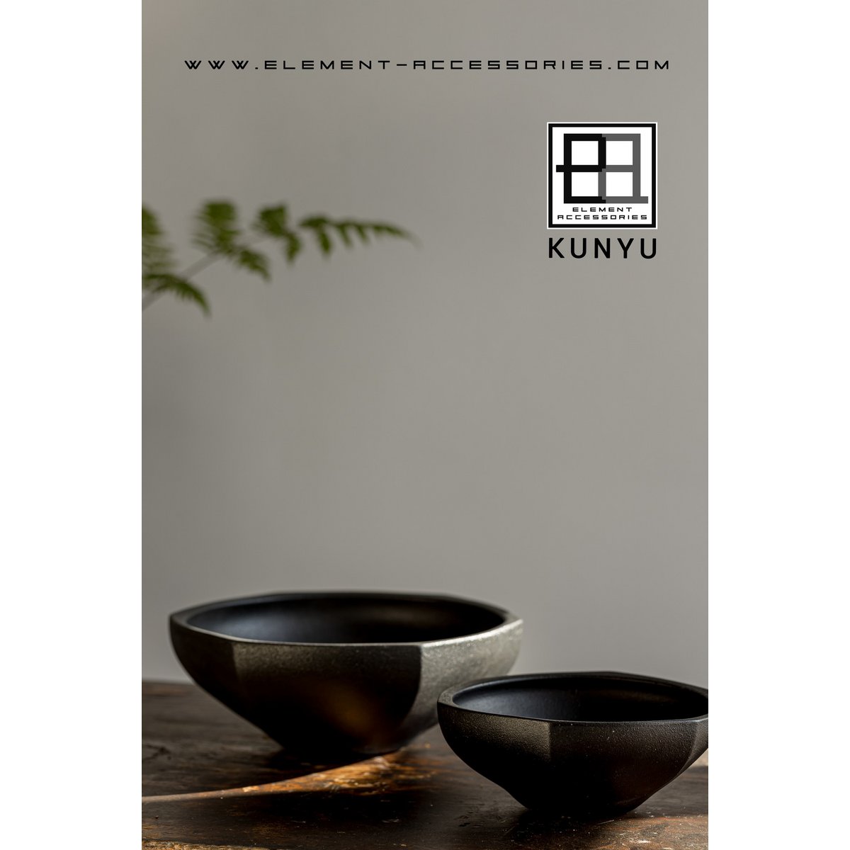 Moderne Schüssel im asiatischen Stil, hochwertiges Design und Finish, KUNYU22ZW - Yucca Deko