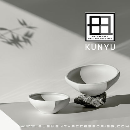 Moderne Schüssel im asiatischen Stil, hochwertiges Design und Finish, KUNYU30WH - Yucca Deko
