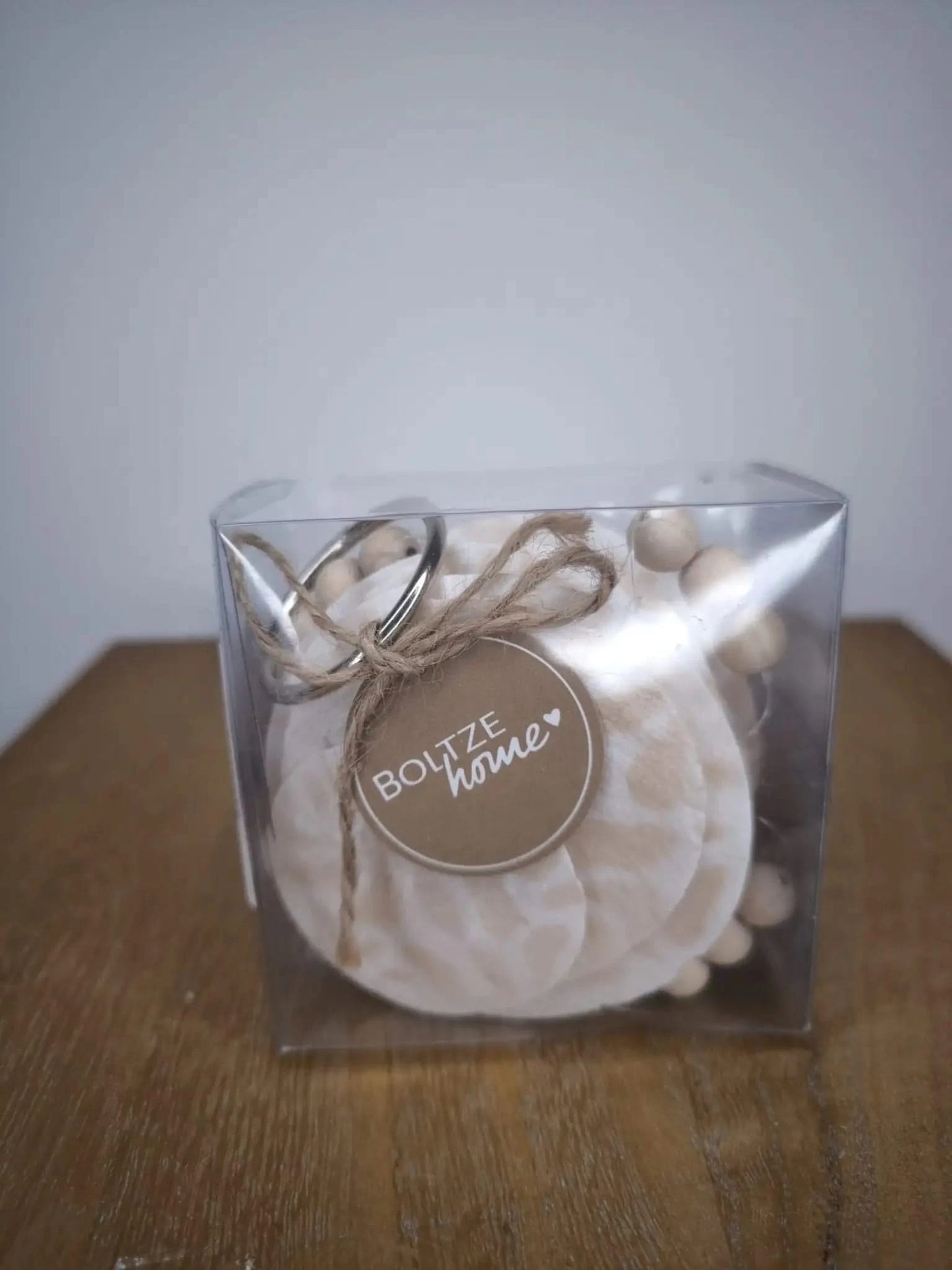 Muschelgirlande Boltze Capiz 180cm Beige - Yucca Deko