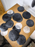 Muschelgirlande Boltze Capiz 180cm Schwarz - Yucca Deko
