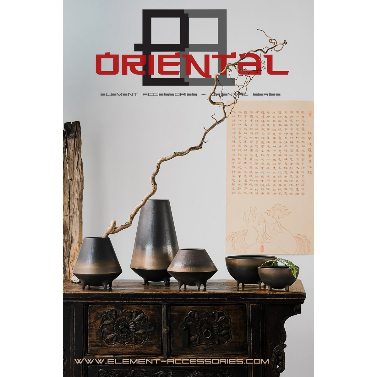 Neu Moderne Keramik High-End Designschale East+West, OTA15BB - Yucca Deko
